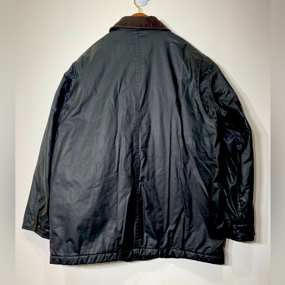 Weather Proof Mens 3/4 length Wax Jacket with Faux Suede Collar - Picture 2 of 3